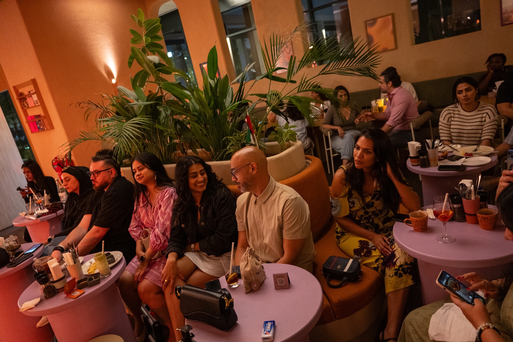 Guests enjoying the Creative Block Party